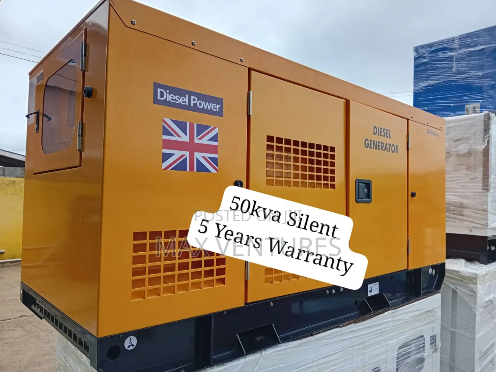 Super Silent Diesel Perkins 50kw Generator