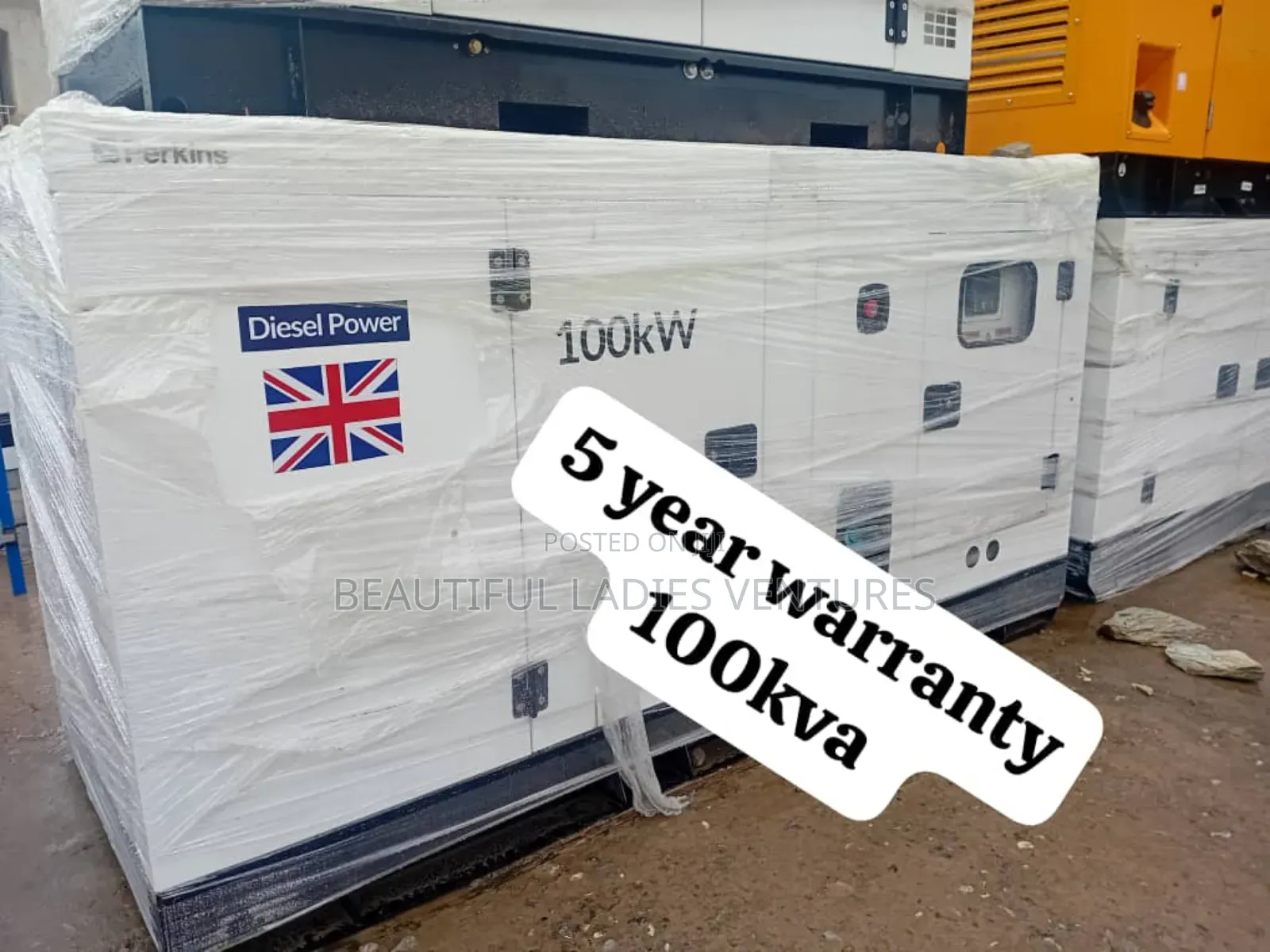 Consistent Power 100kva Perkins Diesel Silent Genset Diesel