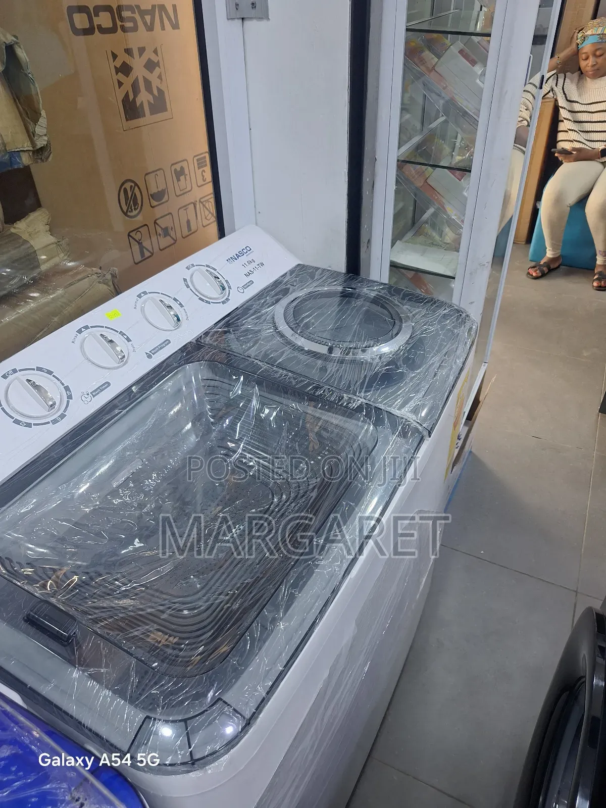 Fresh in Box Nasco 11 Kg Semi Detached Washing Machine