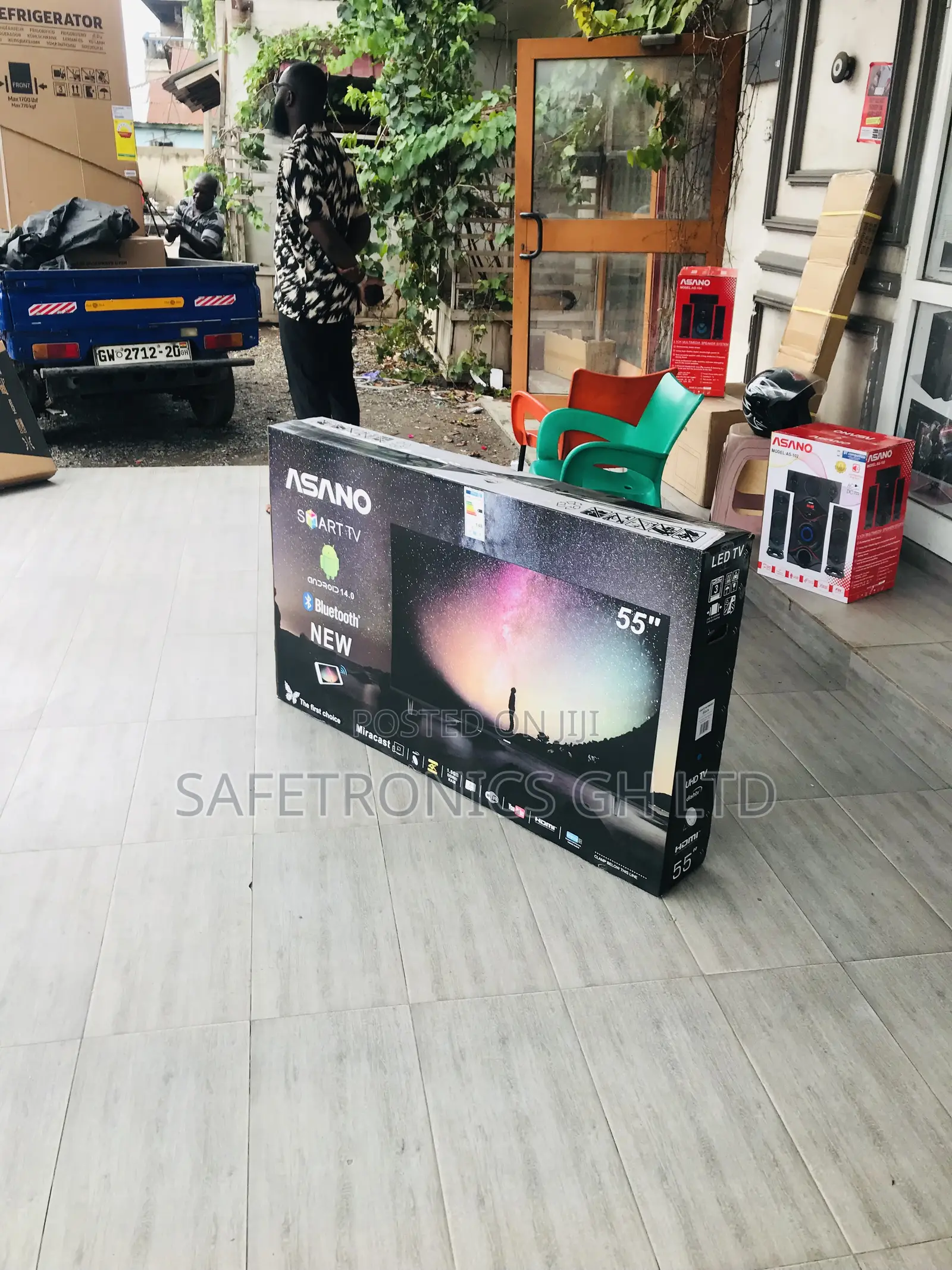 Long Lasting 55 Inch Asano Led Smartscreen Tv