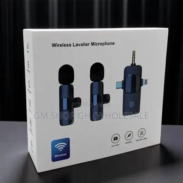 Wireless Lavalier Mini Microphone for Android Type C iPhone