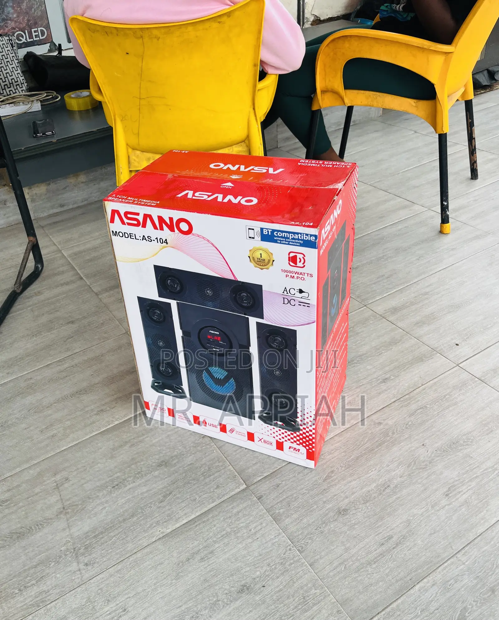 Well Built Asano as-104 Bluetooth Sound Bar(1000watt).