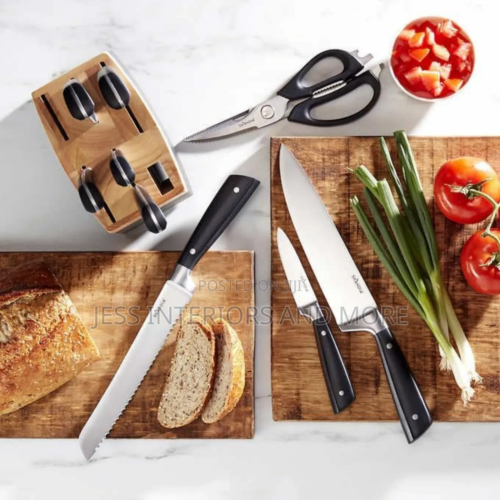 Skandia Constract 10-Piece Knife Block Set