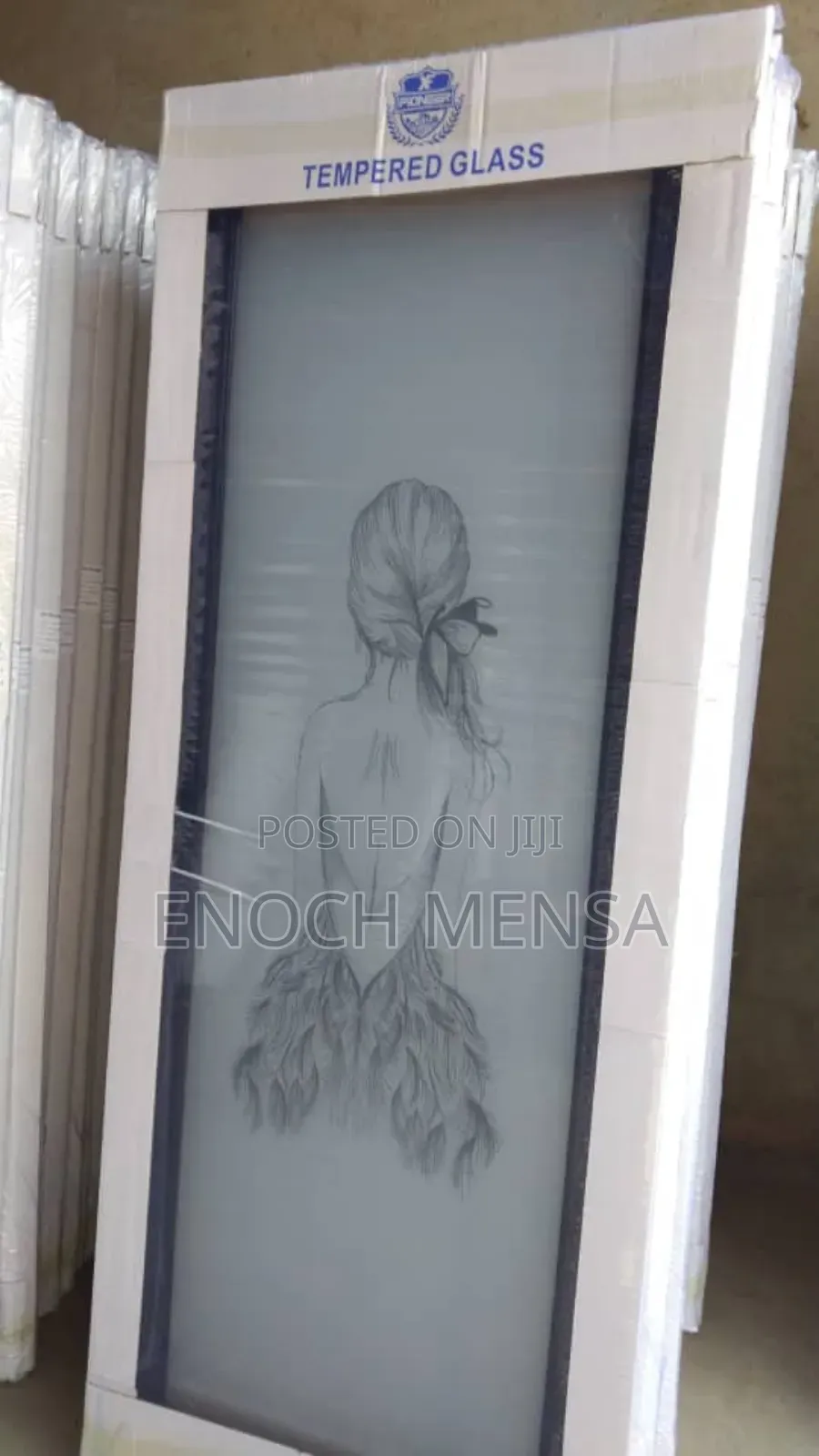 Tempered Glass Toilet/Bathroom Door