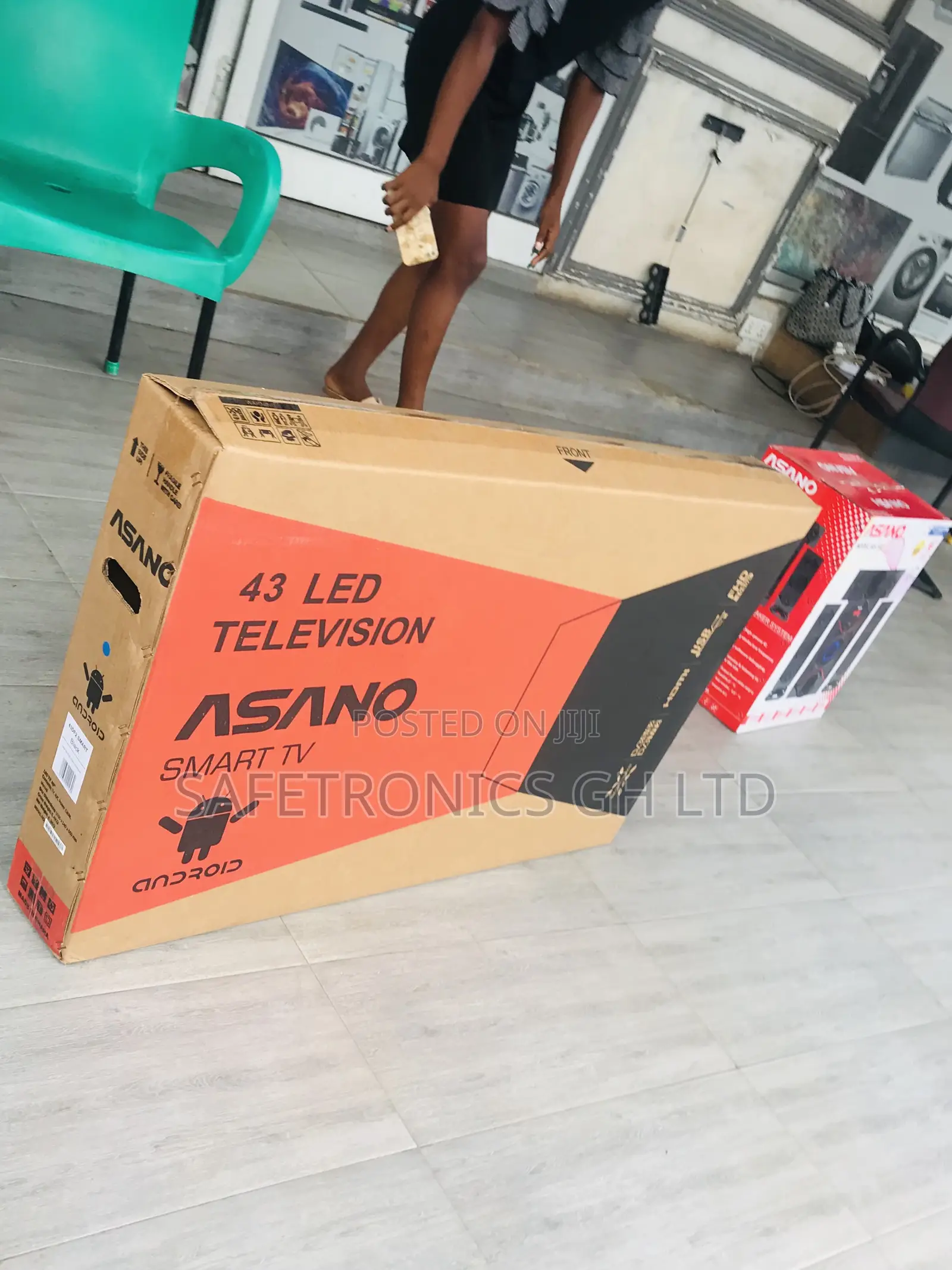 Order Black Asano 43 Inch Smartscreen Led Android Tv