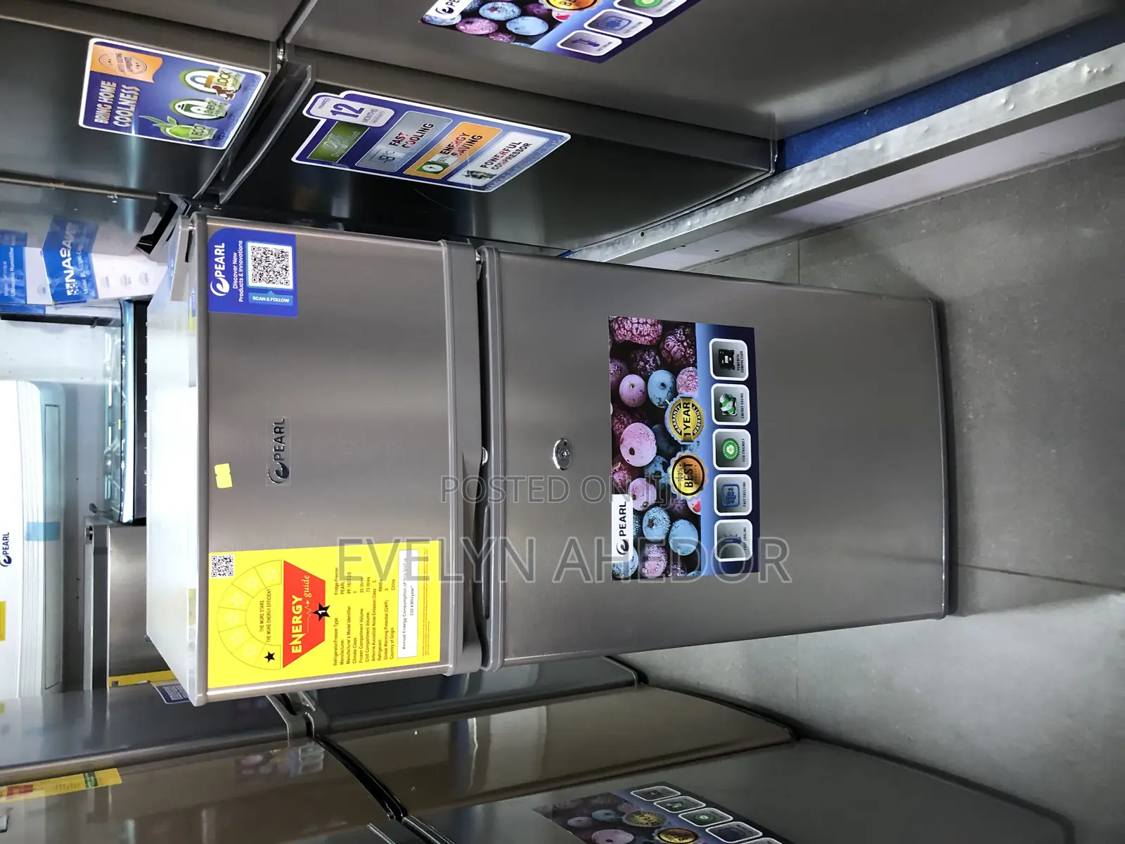 Energy Saving Pearl Top Freezer 95 Liters Available as Seen