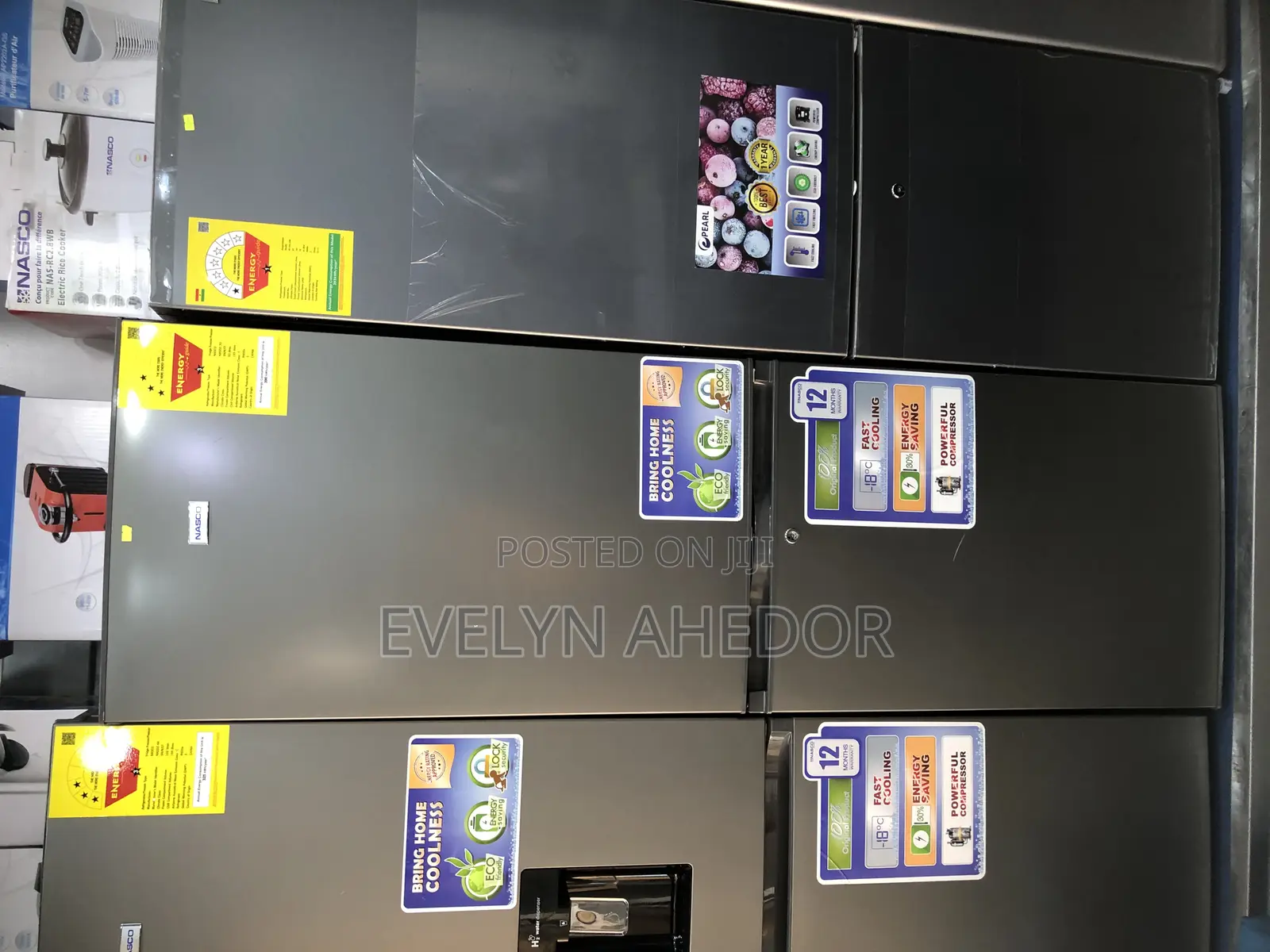 Brand New Nasco Bottom Freezer 258 Liters Available