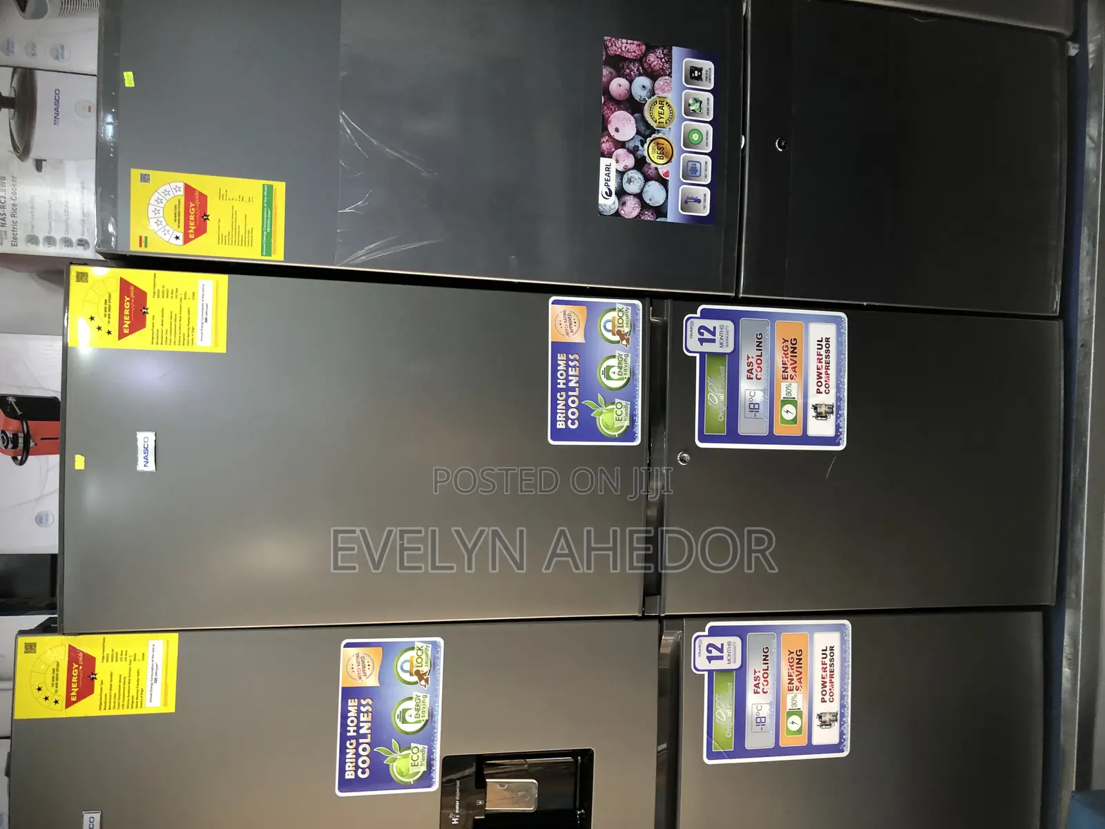 Brand New Nasco Bottom Freezer 258 Liters Available
