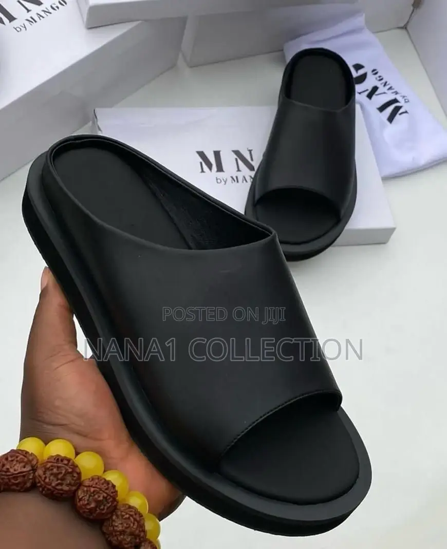 Balenciaga Leather Slippers