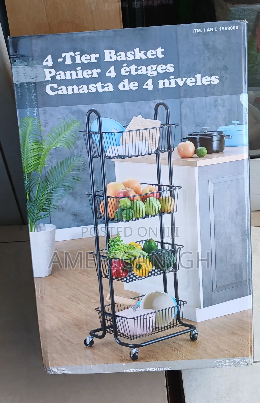4 Tier Basket Storage