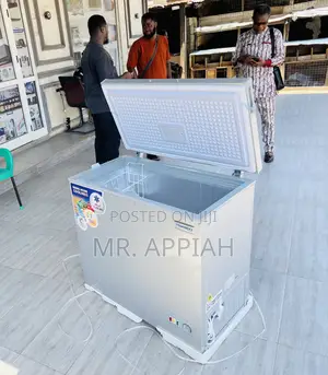 Silent Chilling Nasco Single Door Chest Freezer, Silver