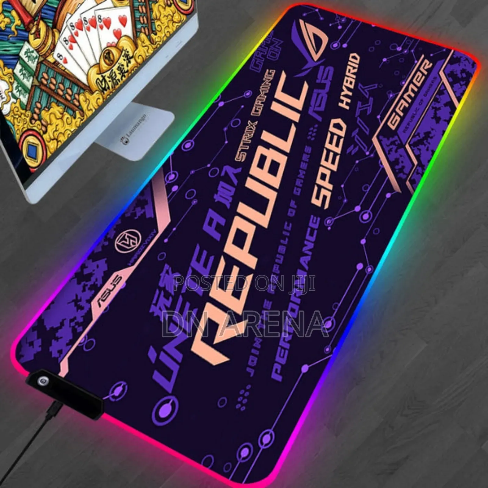 Extra Large RGB Mouse Pad Dimension: 900 * 400 Mm