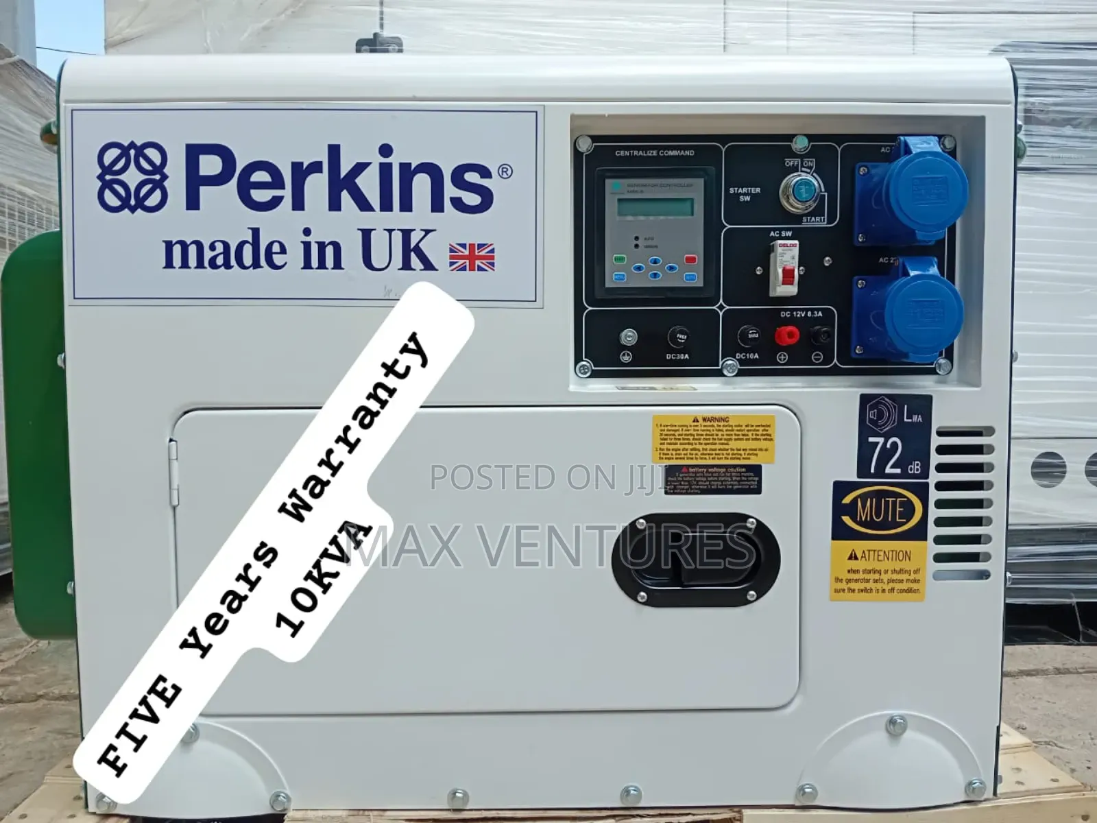 Perkins 10kva Long Runtime Diesel Powered Generator