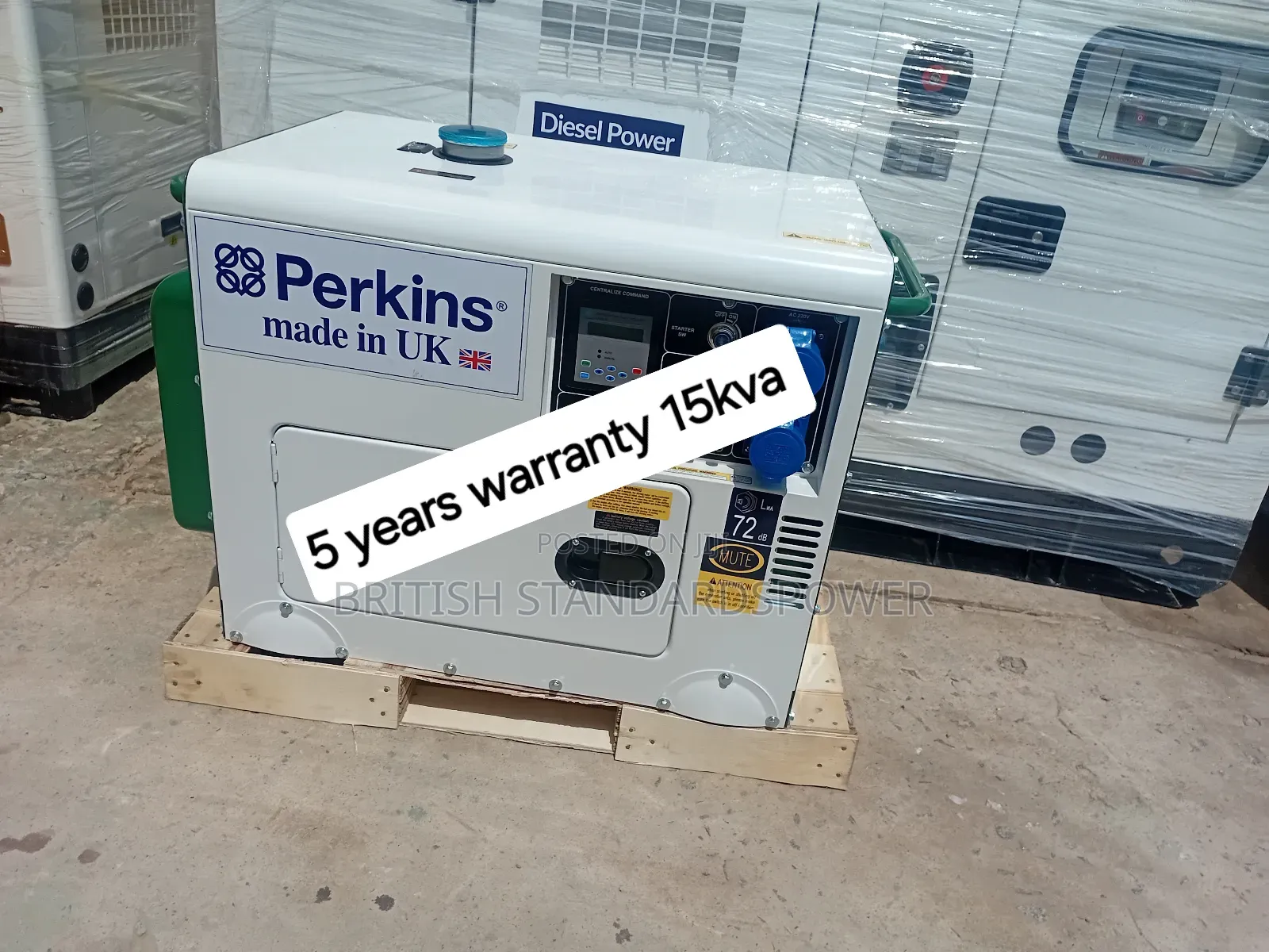 First Class 15kva Silent Diesel Genset