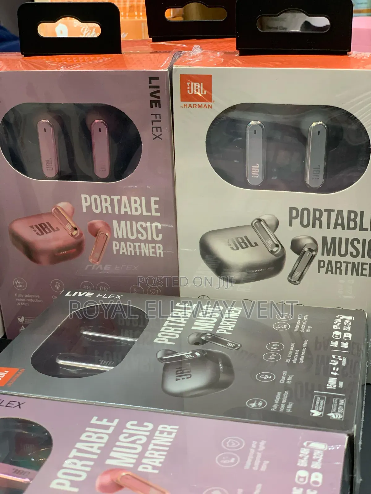 Potable Bluetooth JBL Earbuds