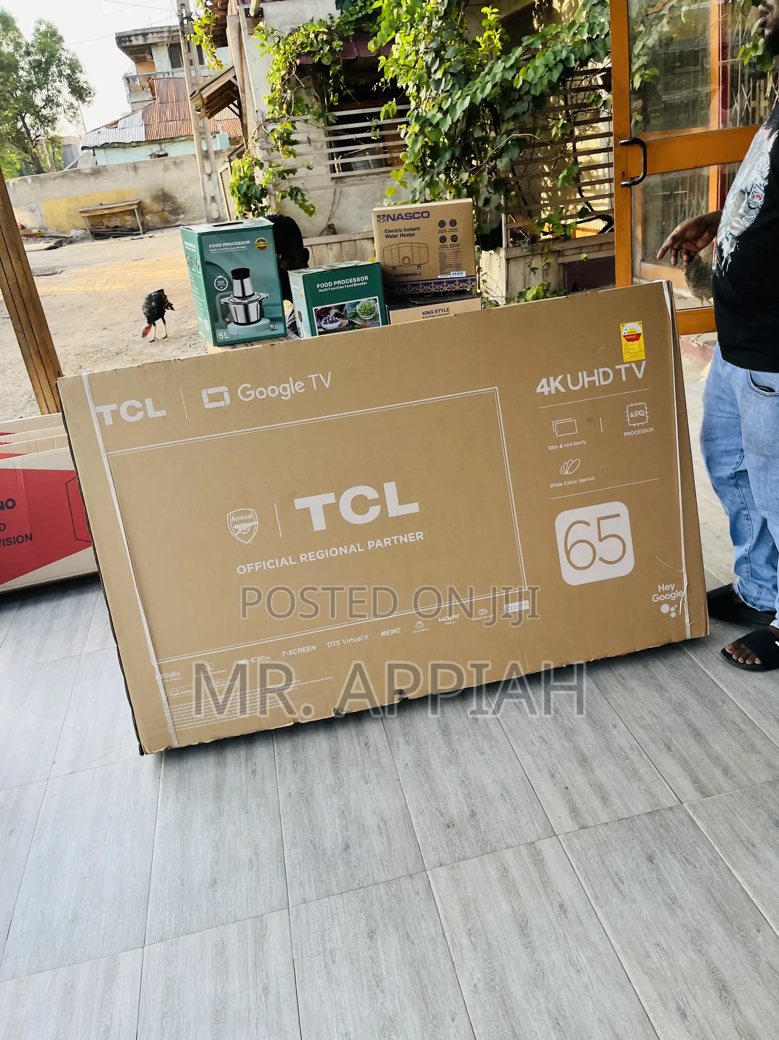 Beautiful Made TCL 65p735 65” HDR Smart Screen Tv.
