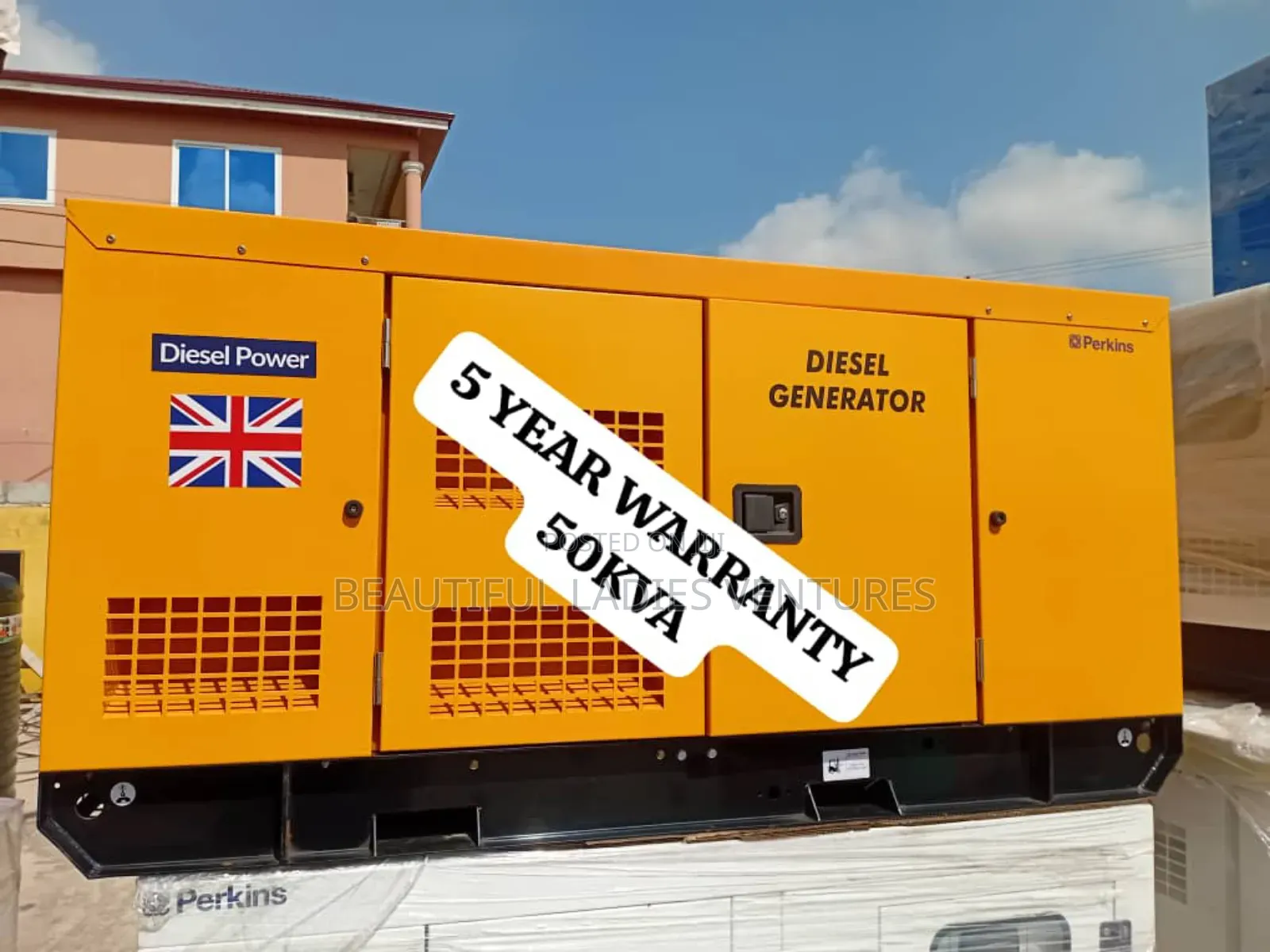 Licensed 50kva Perkins Diesel Silent Perkins Genset 50kva