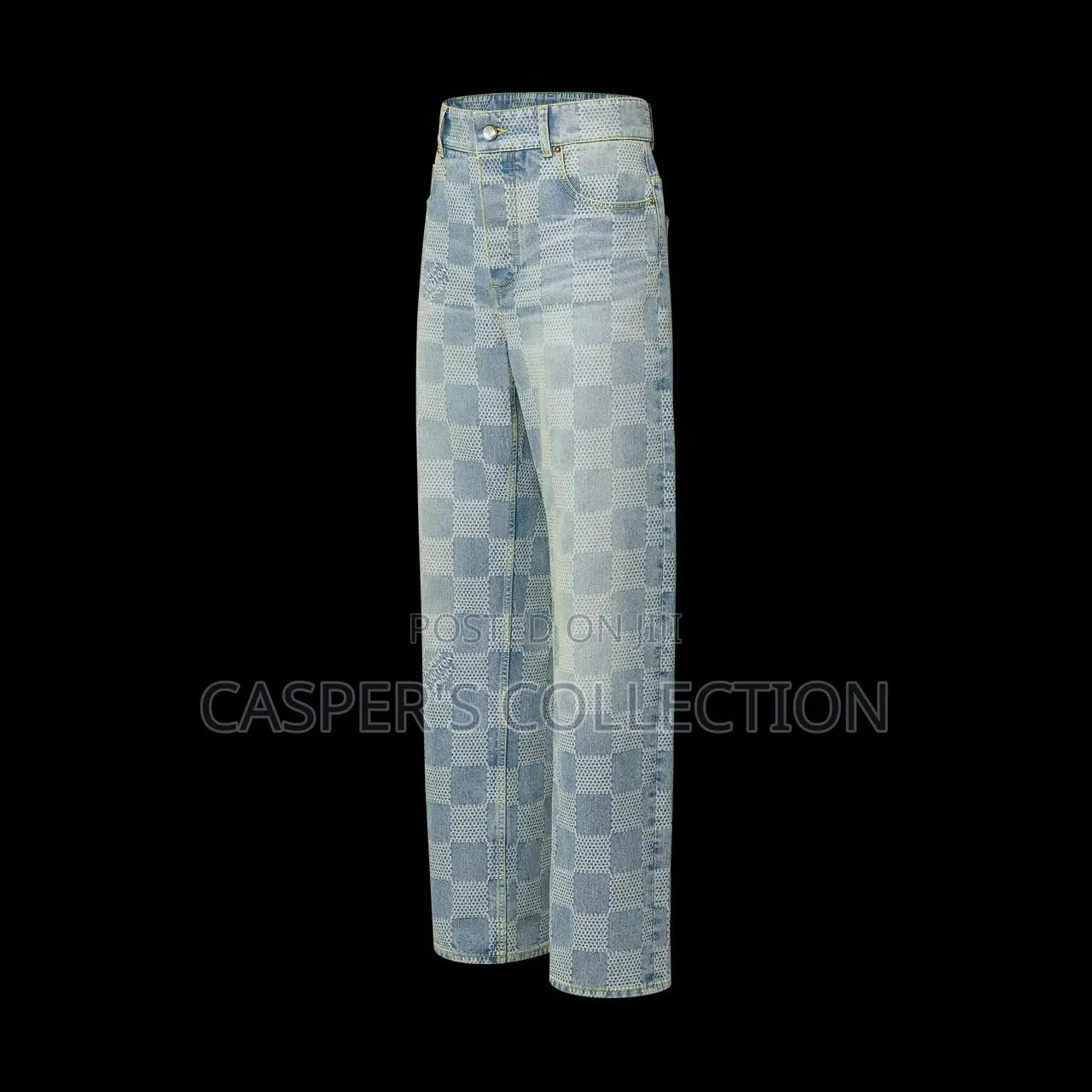 Louis Vuitton Damier Denim Skate Pants