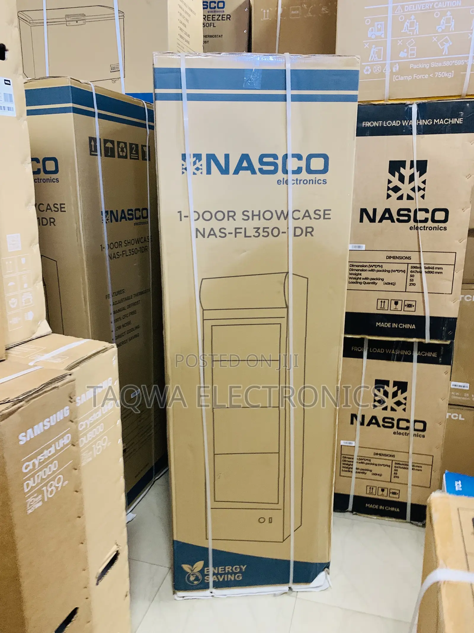 Nasco 288-Litres Fridge Nas-Fl350-1dr