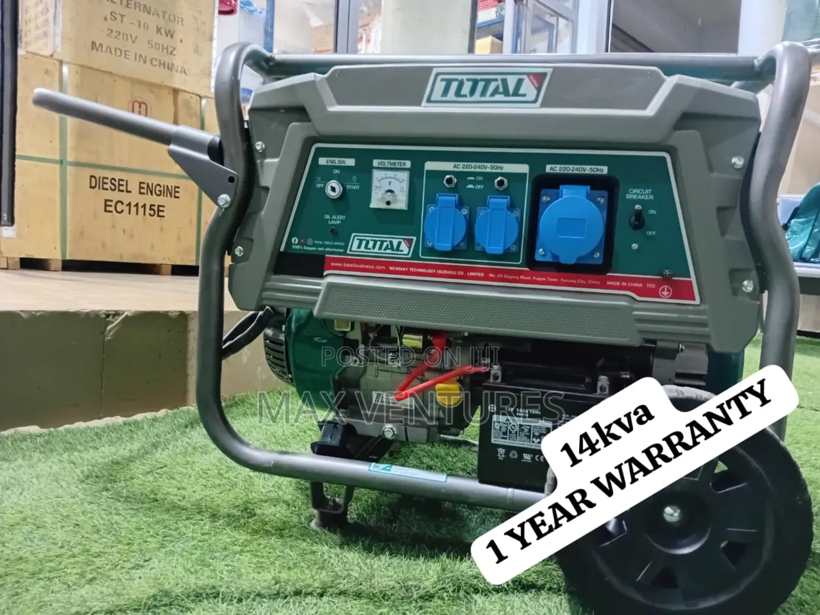 Total 10kva Key Start Residential Use Generator