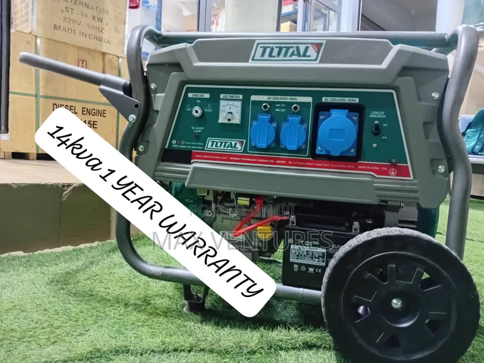 Total 14kva Gasoline Generator Weather Proof Design