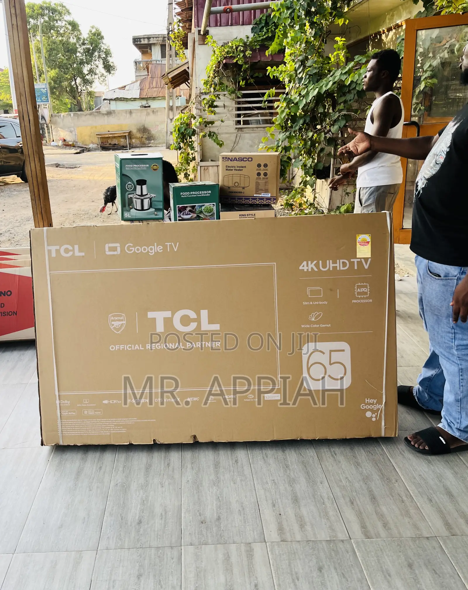 Sealed in Box TCL 65p735 65 Inch HDR Smart Screen Tv.