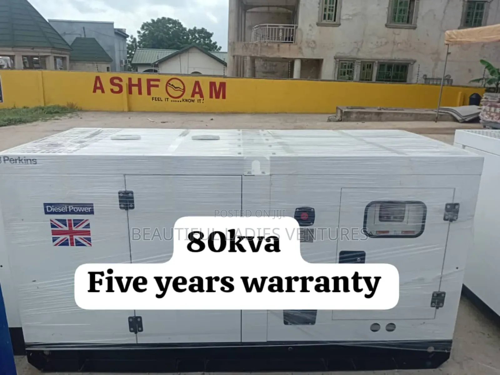 Large Fuel Capacity 80kva Perkins Uk Standard 80kva Genset