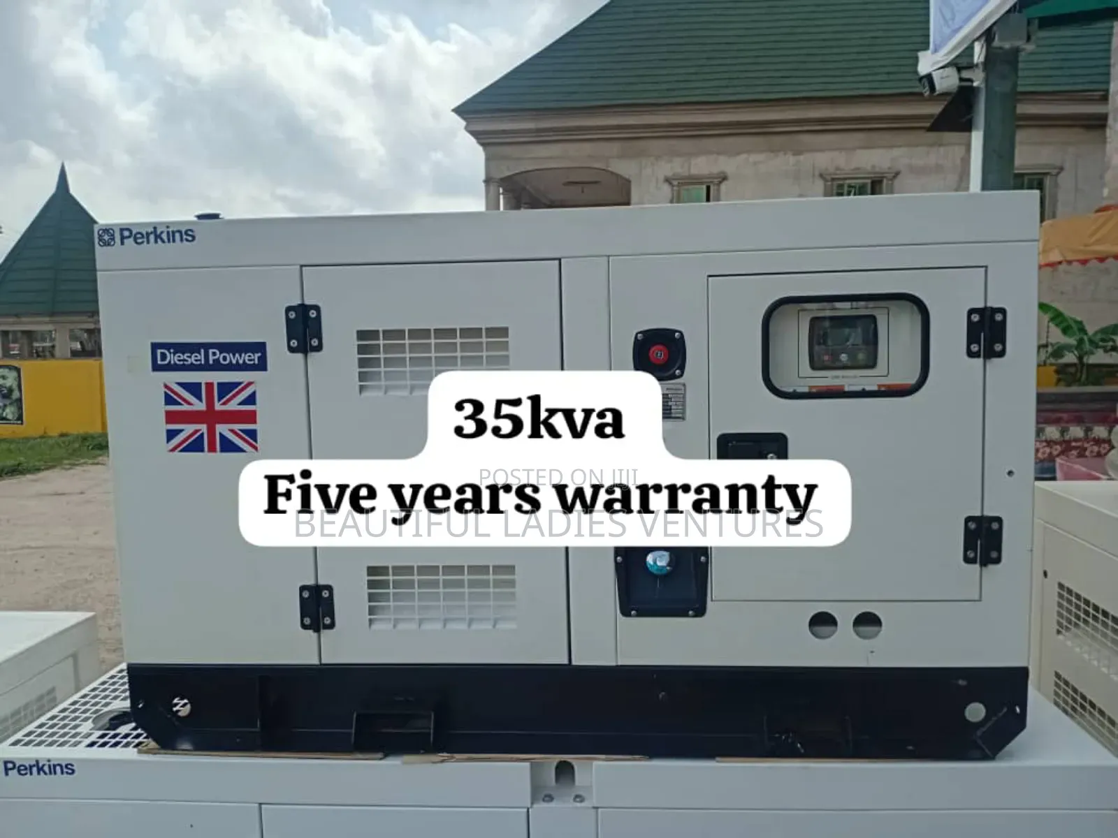 Large Fuel Capacity 35kva Perkins Uk Standard 35kva Genset