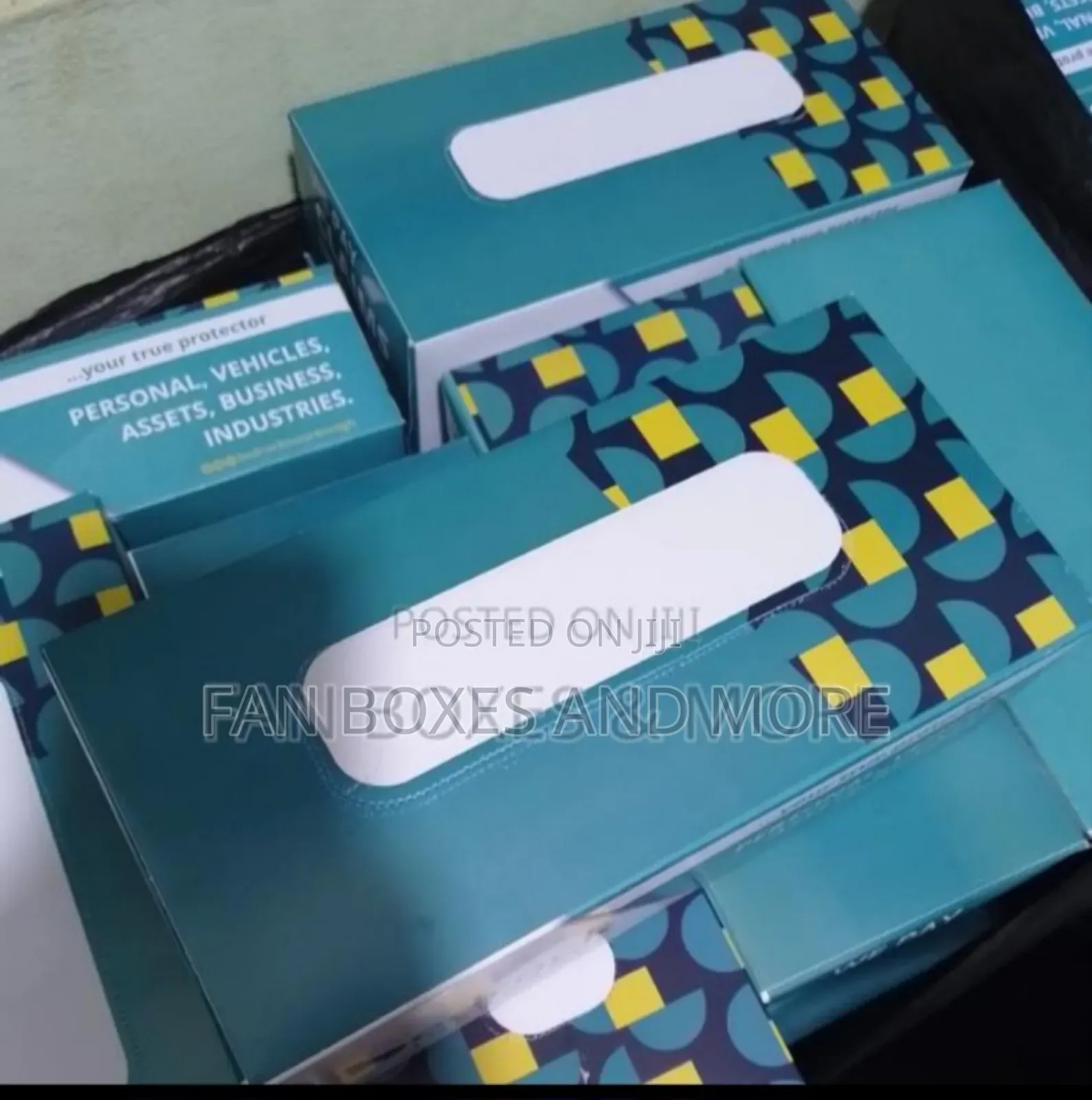 Tissue Box Branding