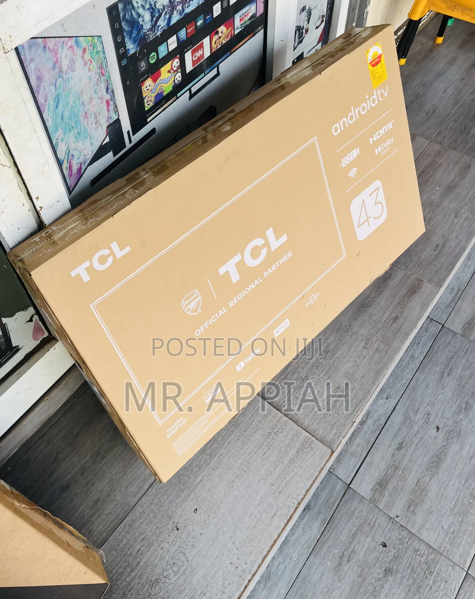 Get TCL 43s4500 43 Inches HDR Android Television.