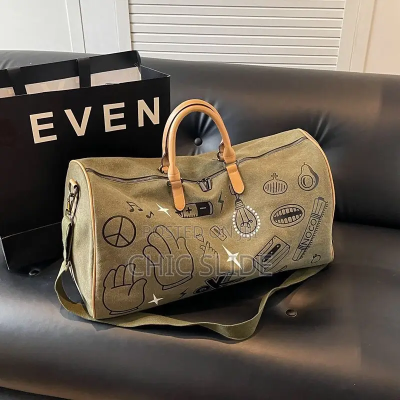Canvas Material Duffle Bag