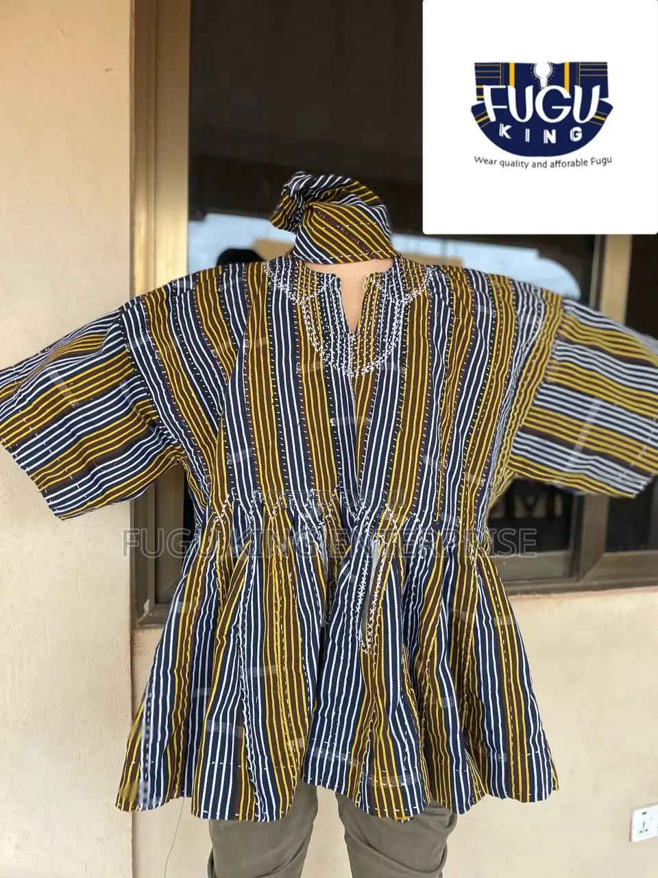 Quality Men Smock Yellow Combo