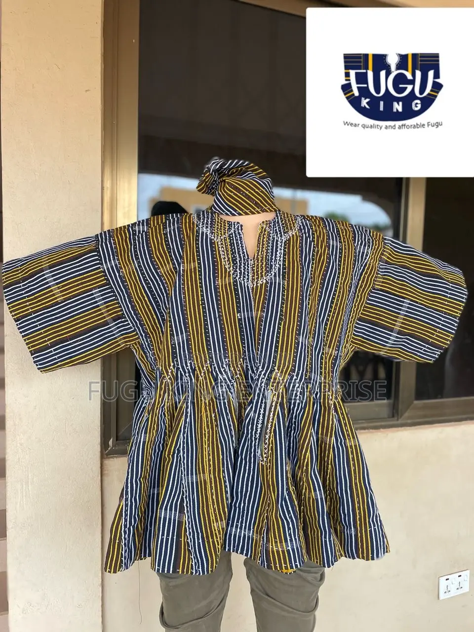 Quality Men Smock Yellow Combo