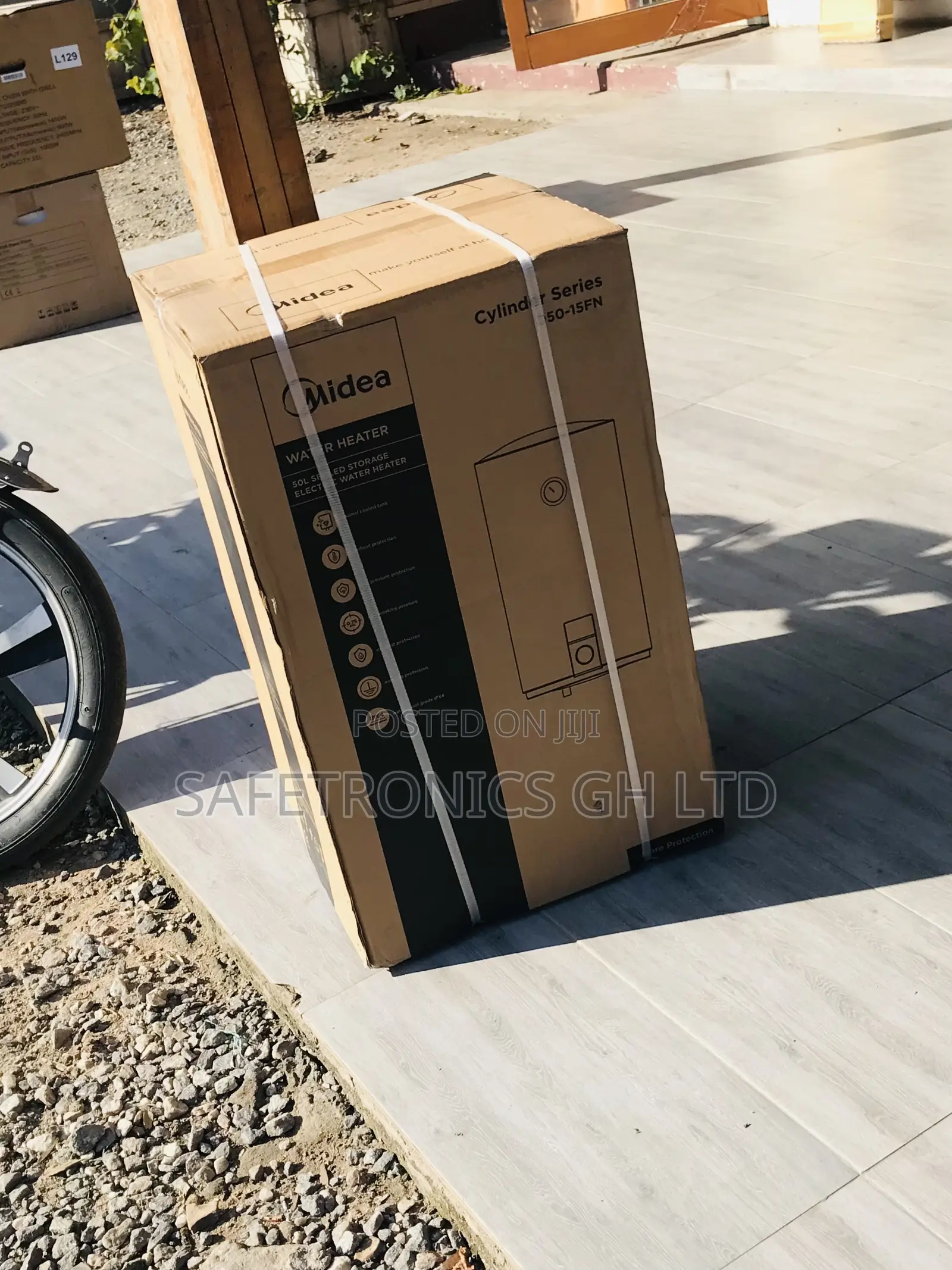 Correct White Fast Midea Water Heater 50 Liters