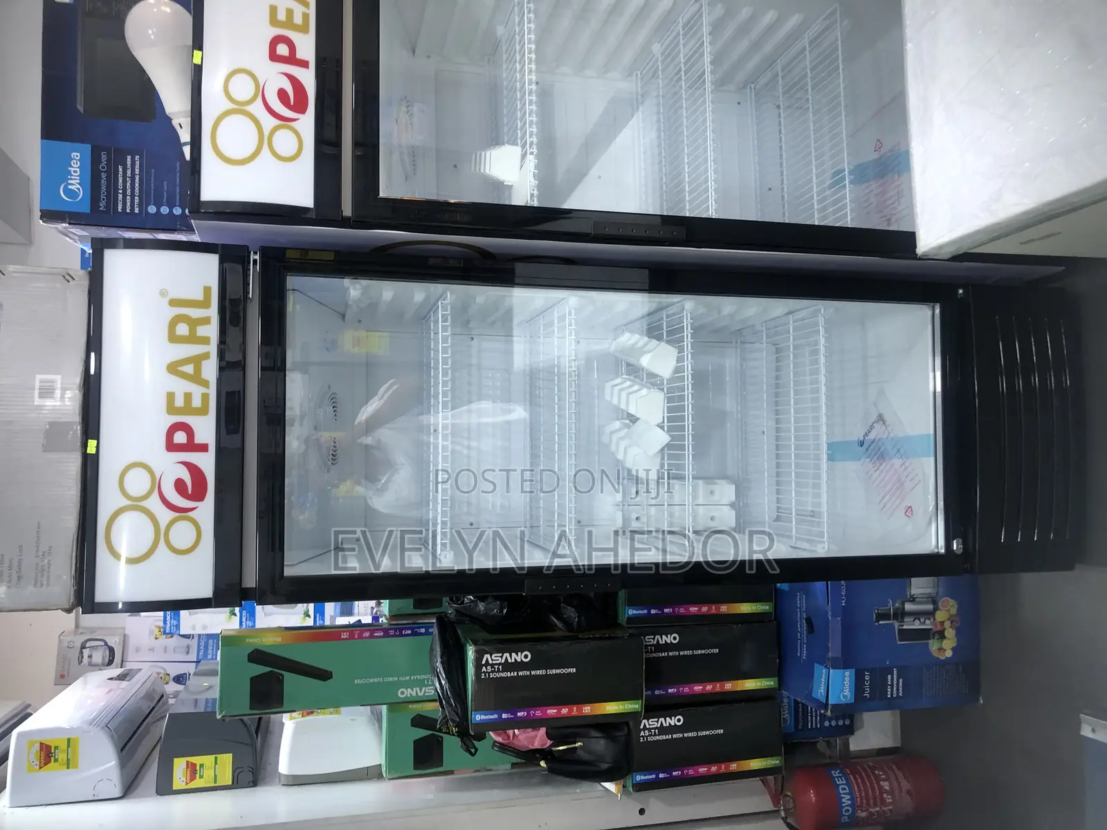 Strong Compressor Pearl Display Fridge 400 Liters for Sale