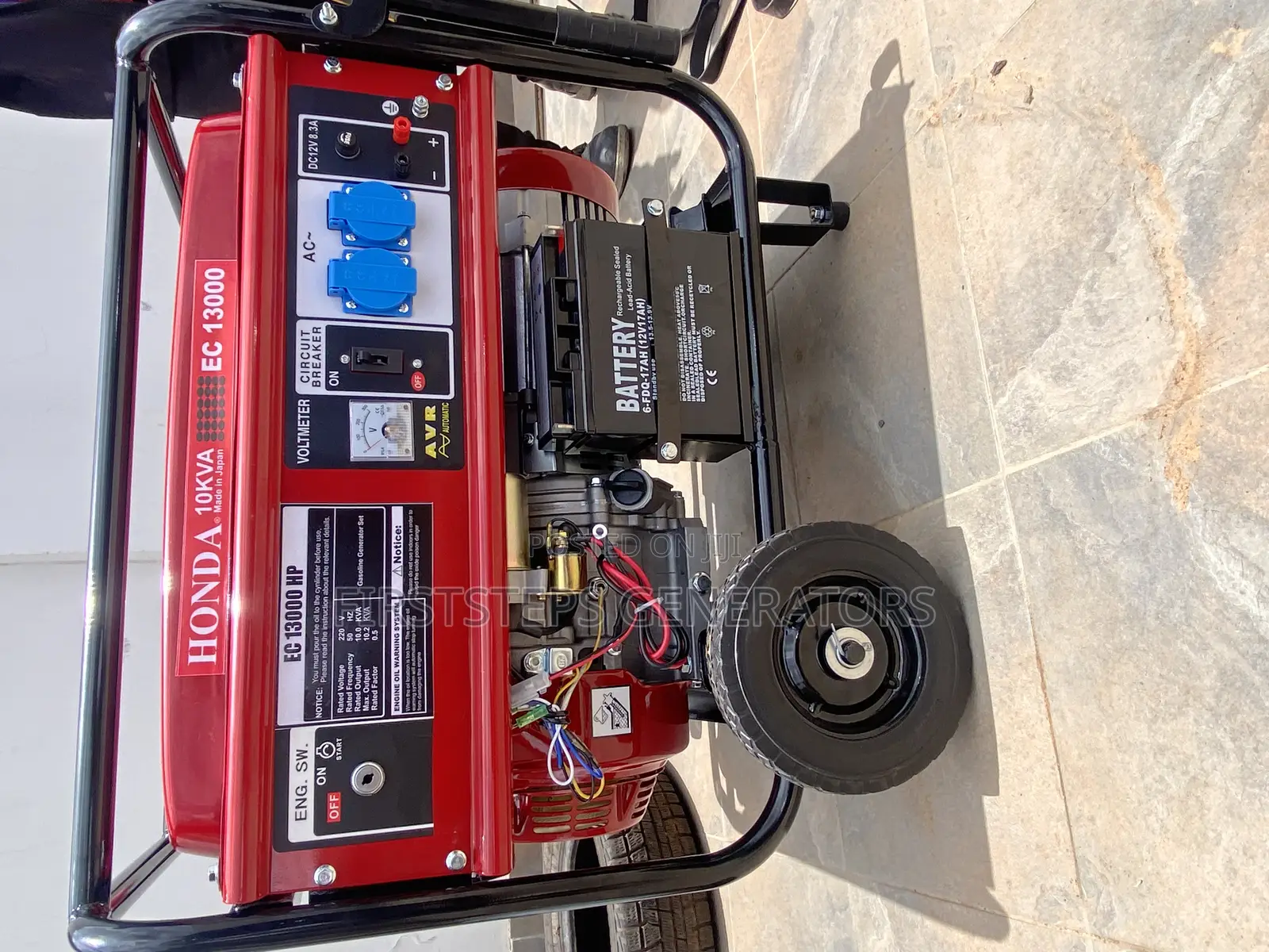 Black Power 220/240v Honda 10kva Generator New Keystart