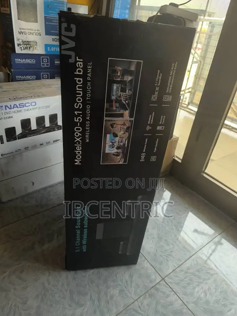 JVC 5.1 Channel Soundbar With Wireless Subwoofer