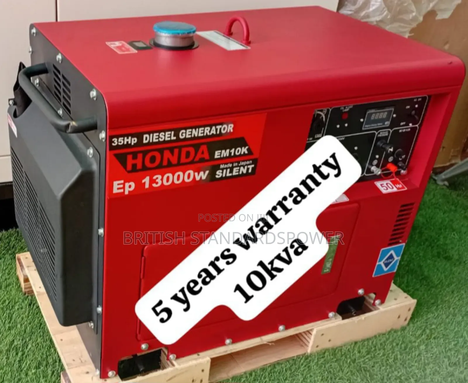 Power Up 10kva Silent Diesel Generator
