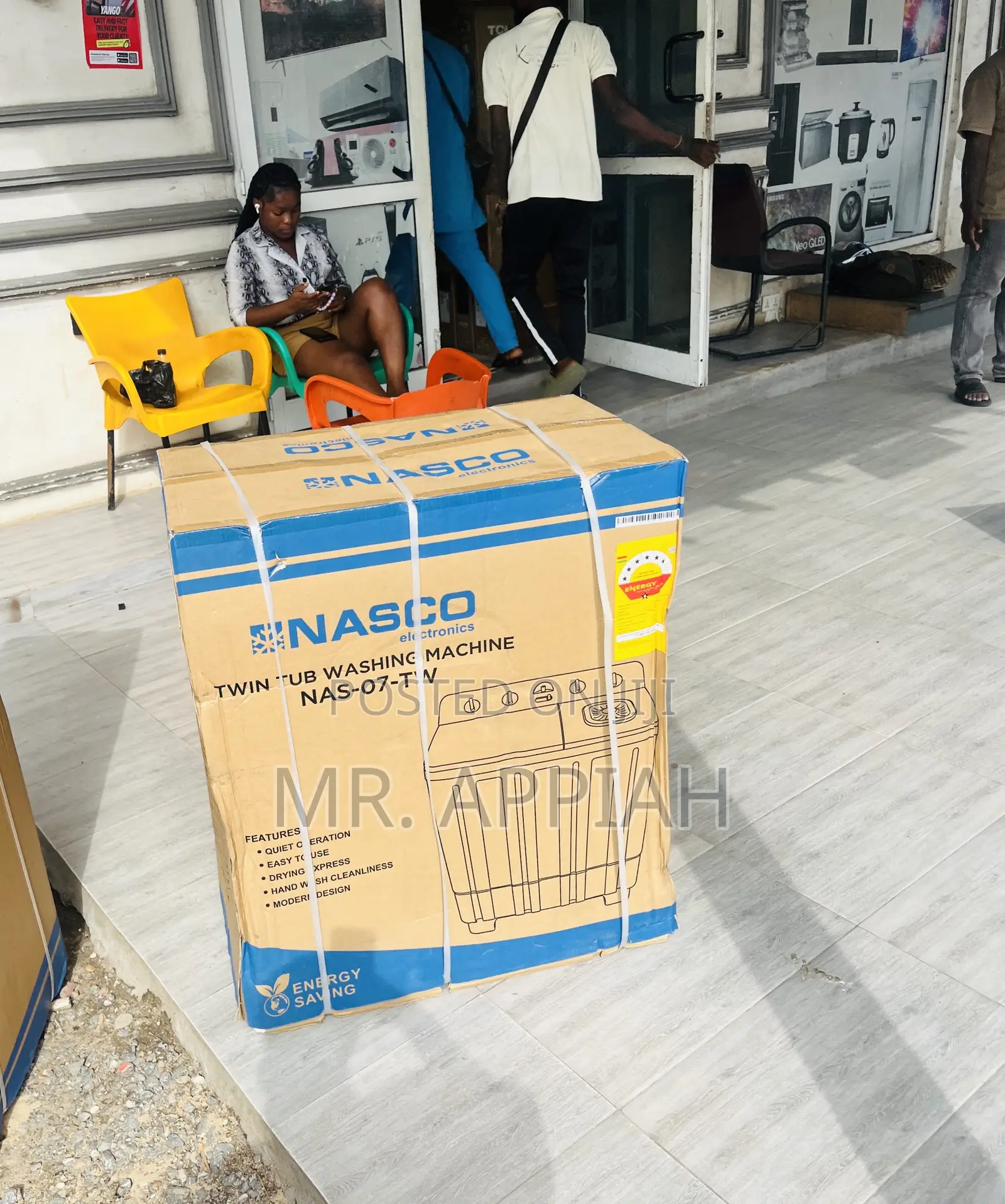 Check Out Quality Nasco 7kg Top Load Washing Machine.