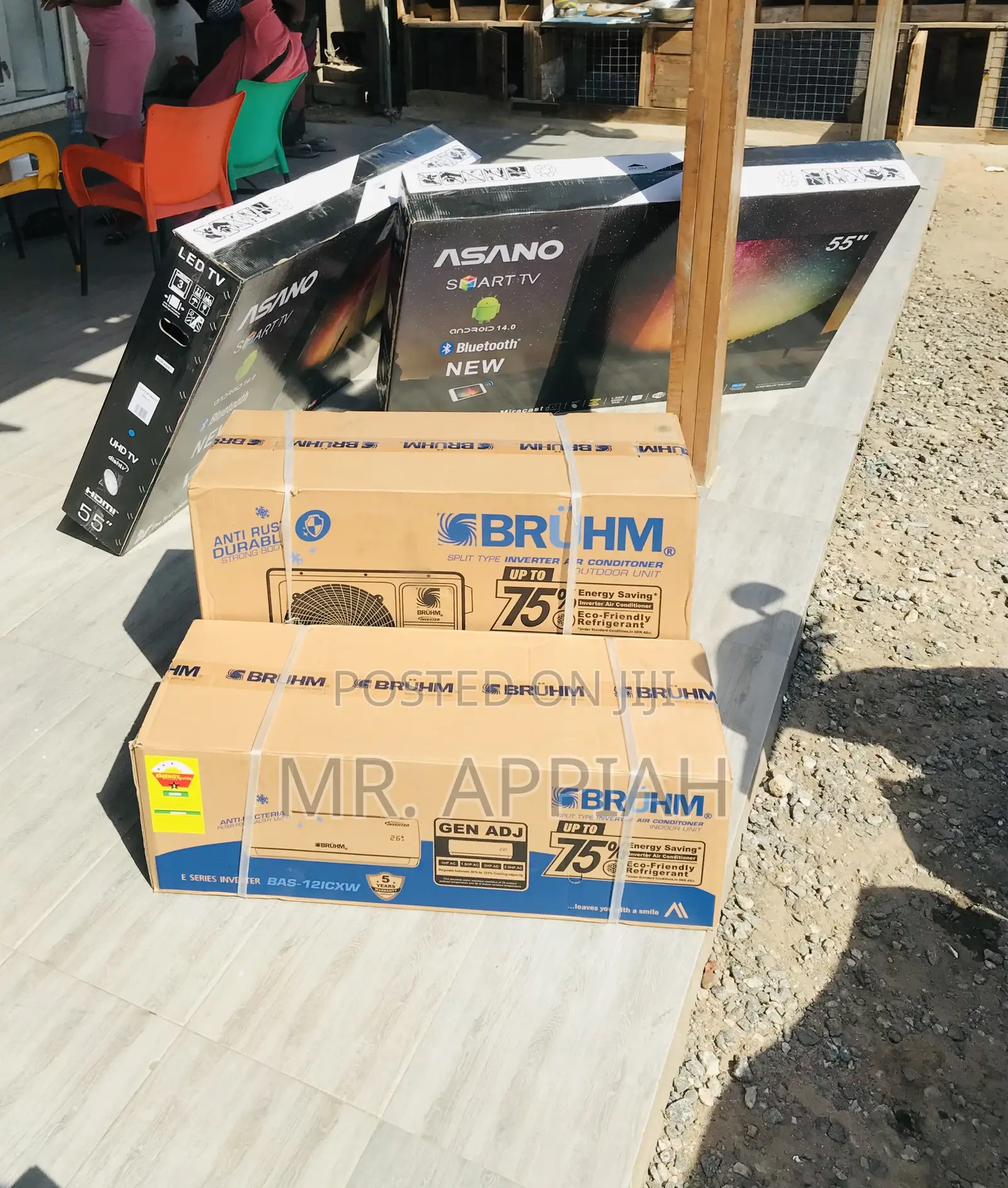 Wonderful Made Bruhm 2.0hp Split Type Air Conditioner.