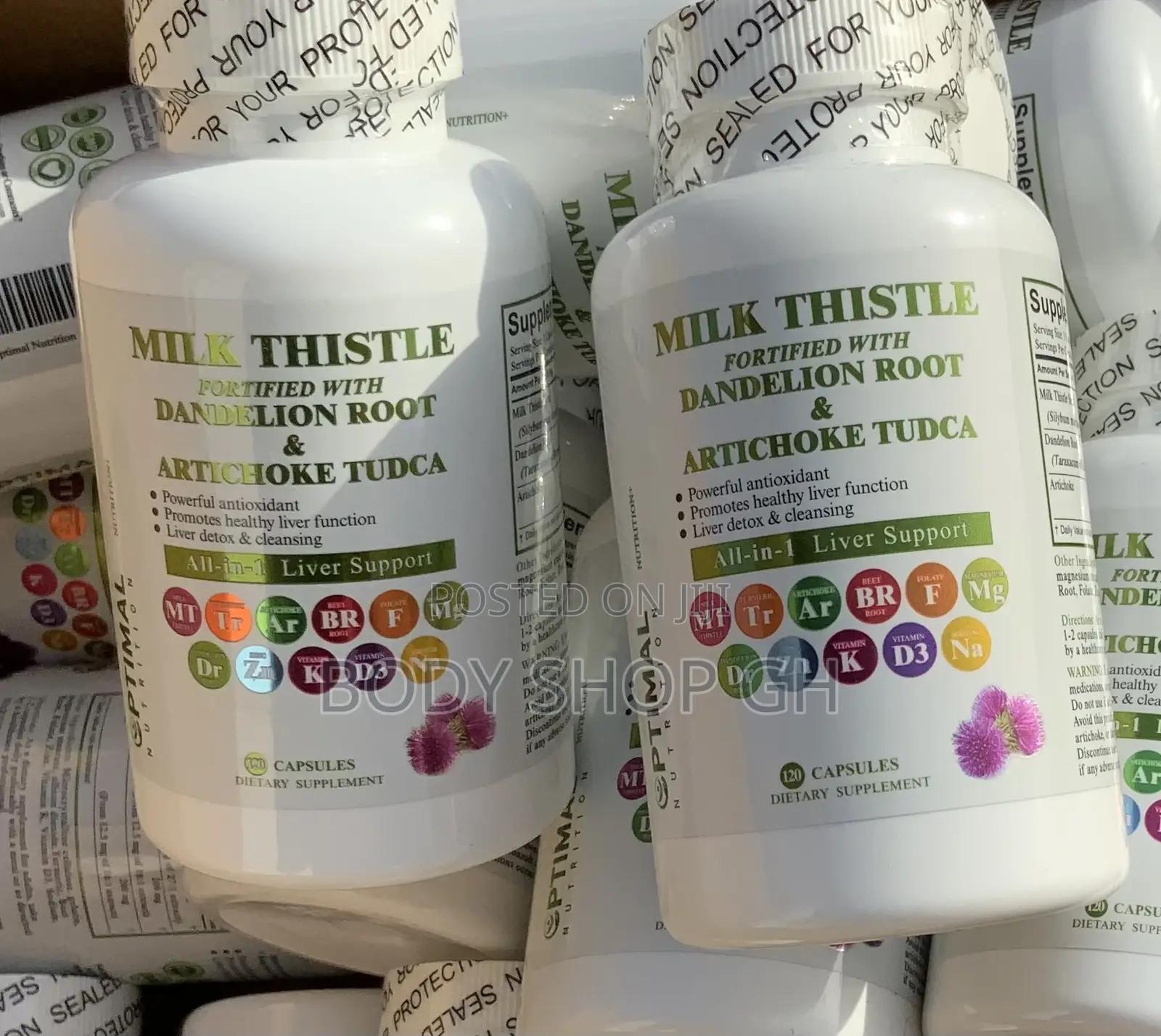 All in One Liver Support- Milk Thistle +Dandelion +Artichoke