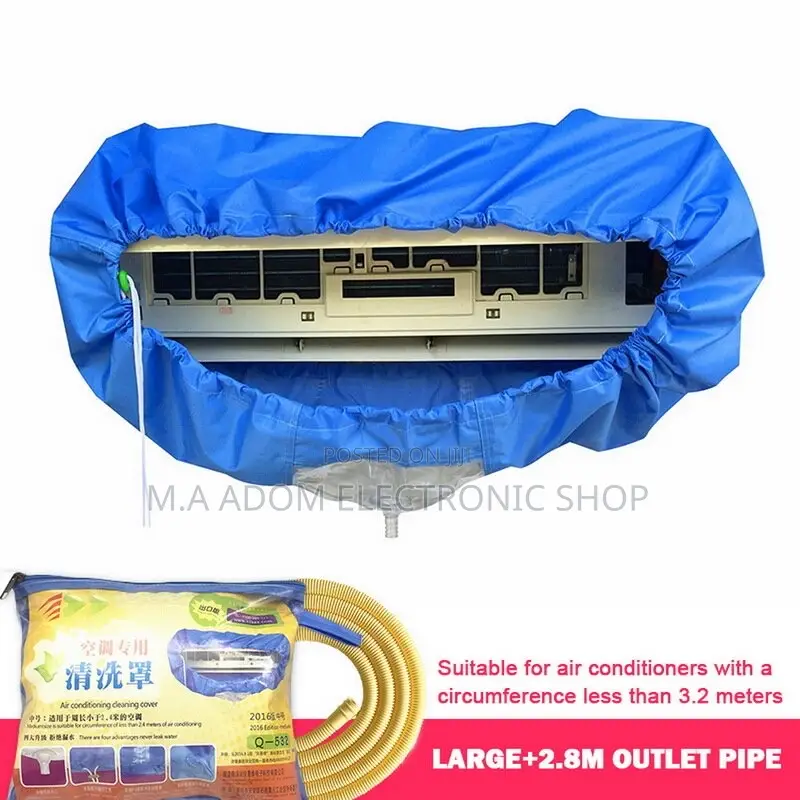 Blue Colour Air Conditioner Cleaning Cover