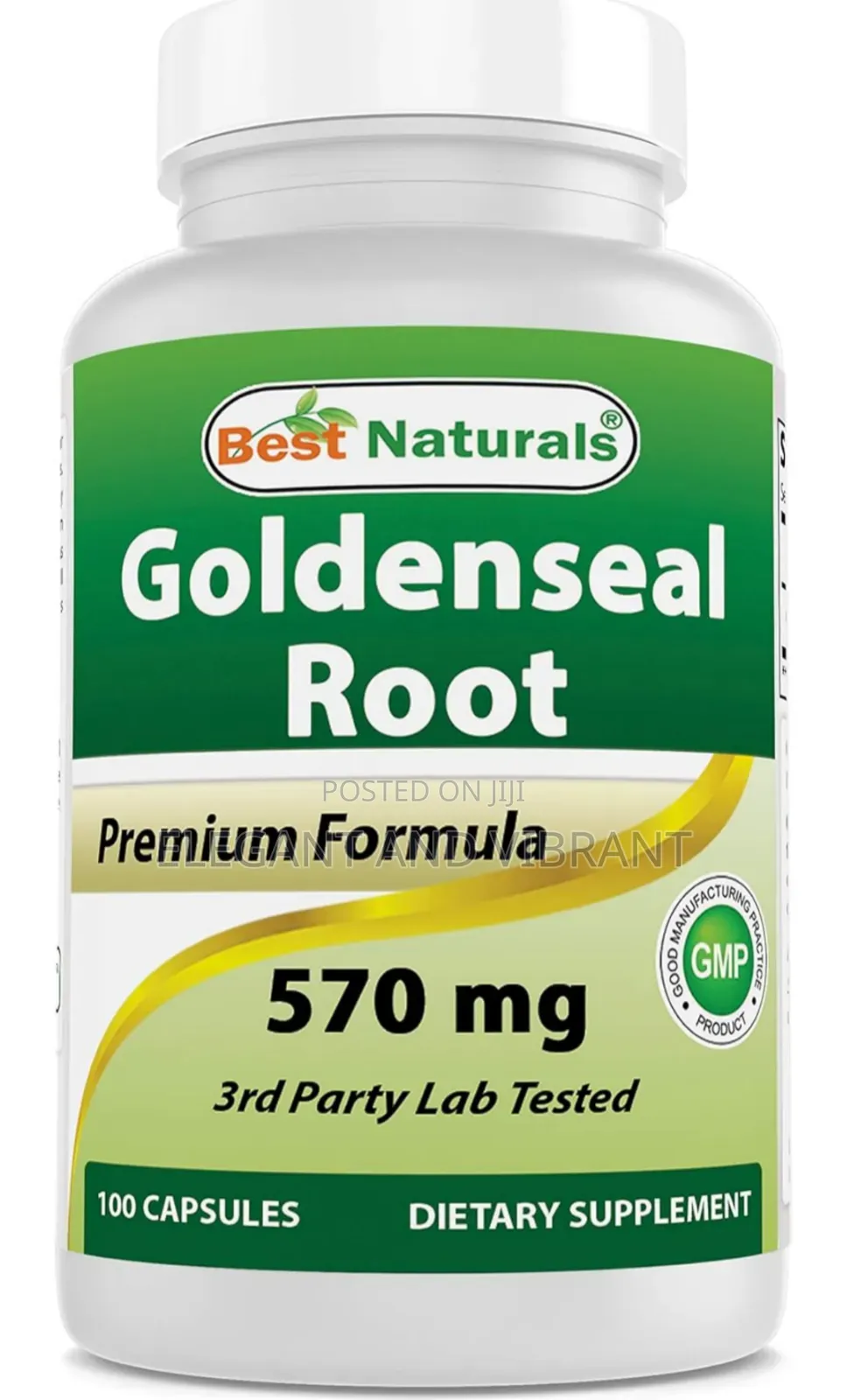 Goldenseal Root 570 Mg (Non-Gmo) 100 Capsules