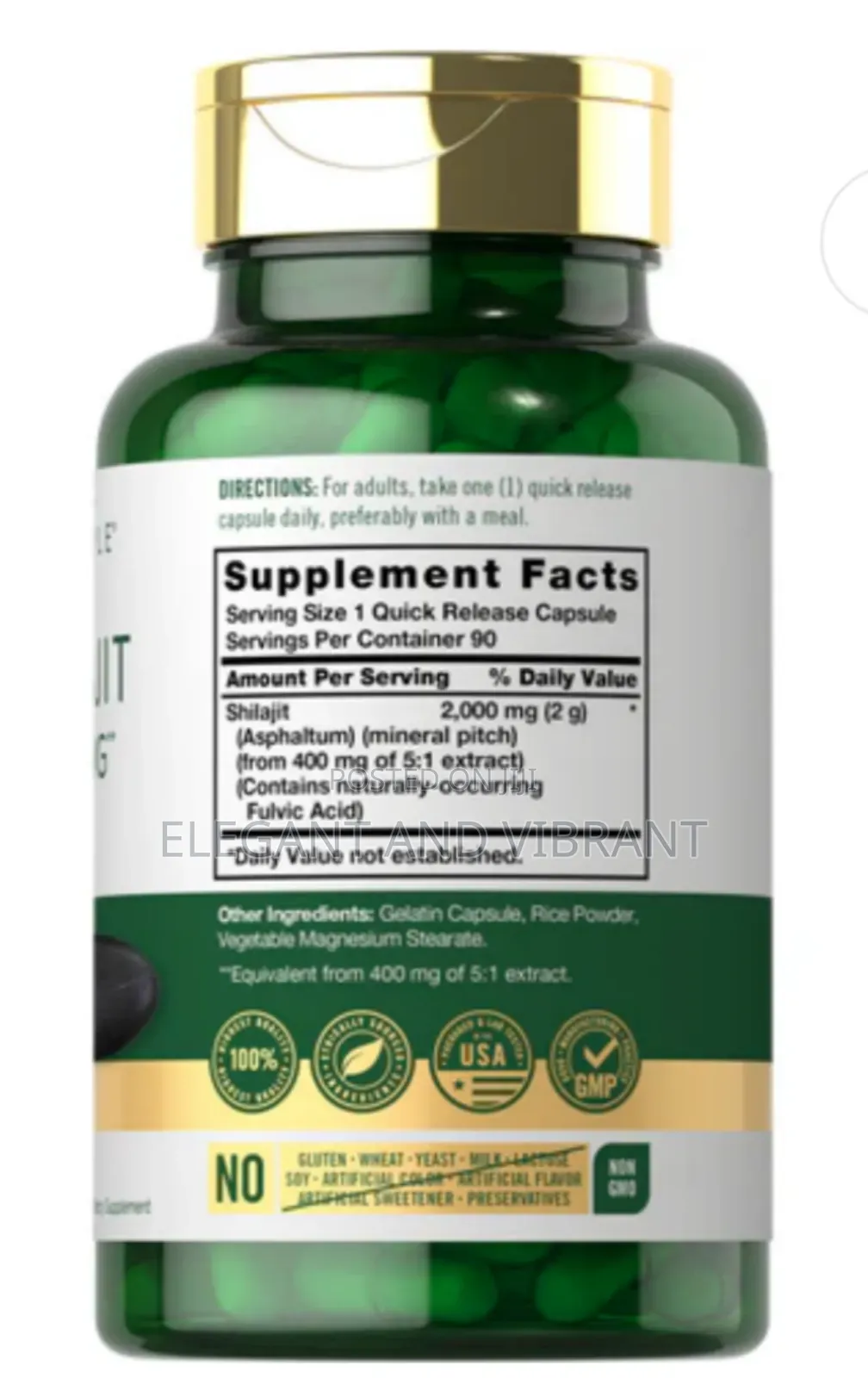 Shilajit 2000mg | 90 Capsules