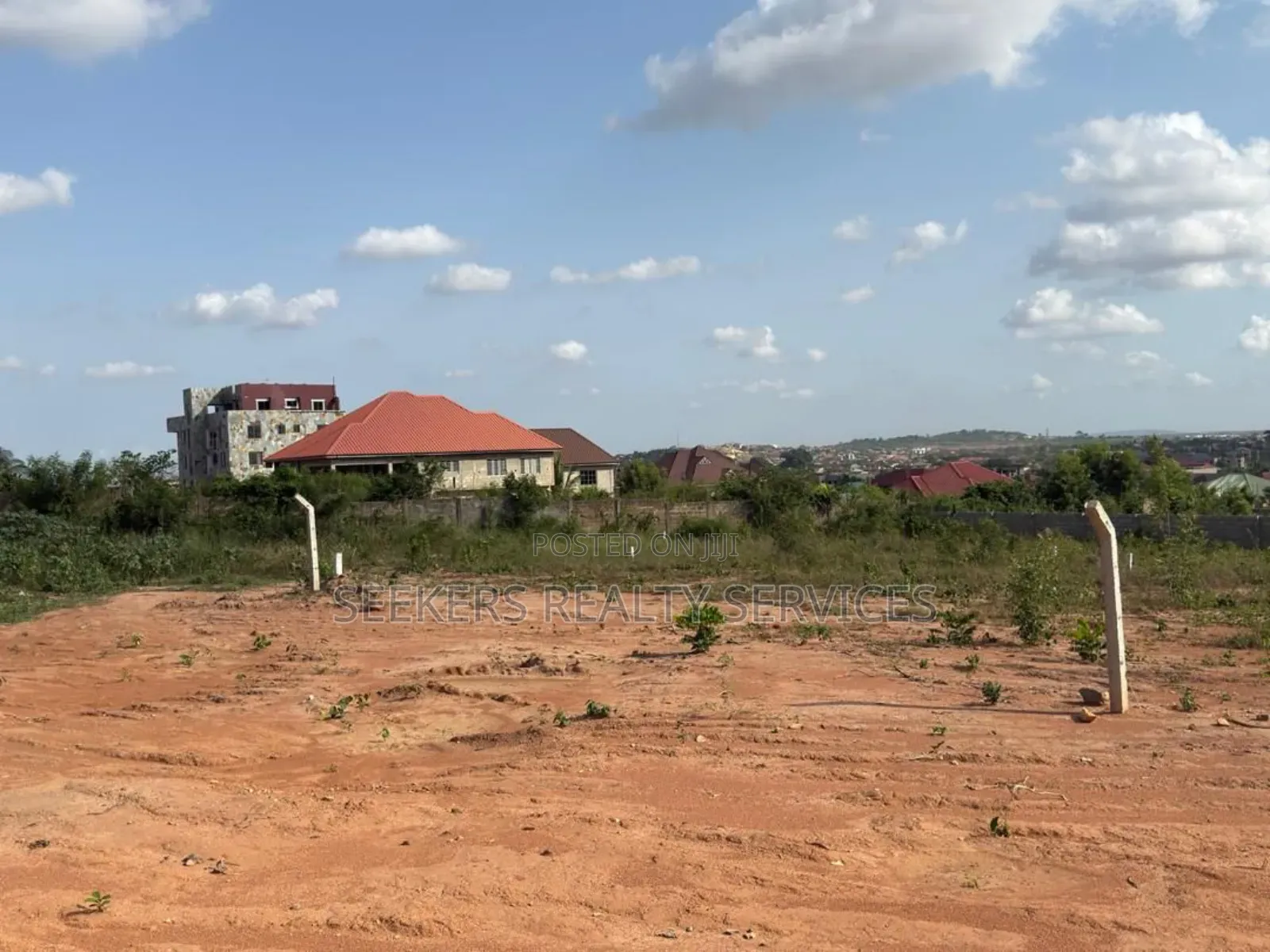 Acres of Demarced Tiled Land for Sale at Oyibi