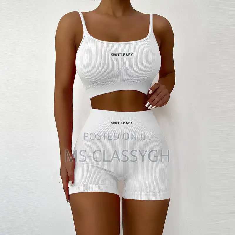 Tank Top Yoga Sports Set Shorts Set Nylon Comfortable