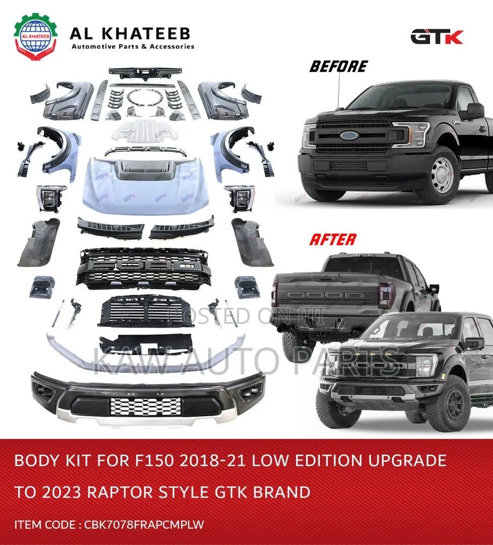 Body Kit F150 2018-2020 to Low Edition 2023 Raptor Edition