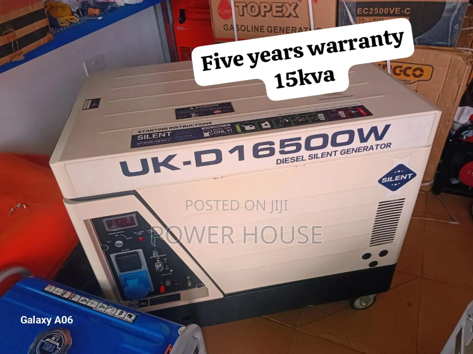 Power Generation 15kva 16500watts Diesel Uk Generator