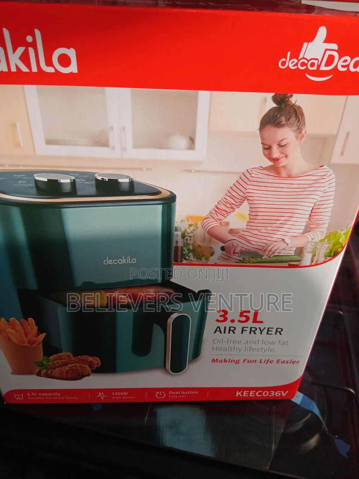 5 Star Air Fryer 3.5l Cooking Fryer Decakila