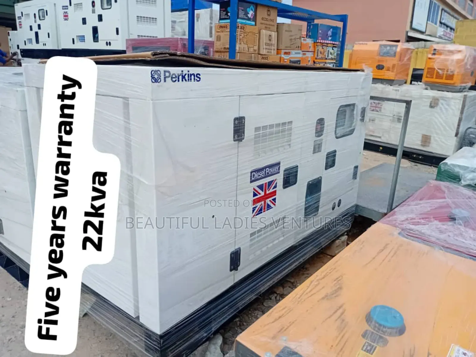 Full Bodied 10kvperkins Uk G7enerator 18kw Diesel Perkins